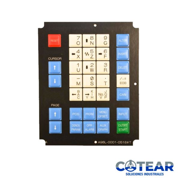 Membrana keysheet Teclado A98L-0001-0518 #T P/ Fanuc